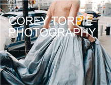 Tablet Screenshot of coreytorpie.com